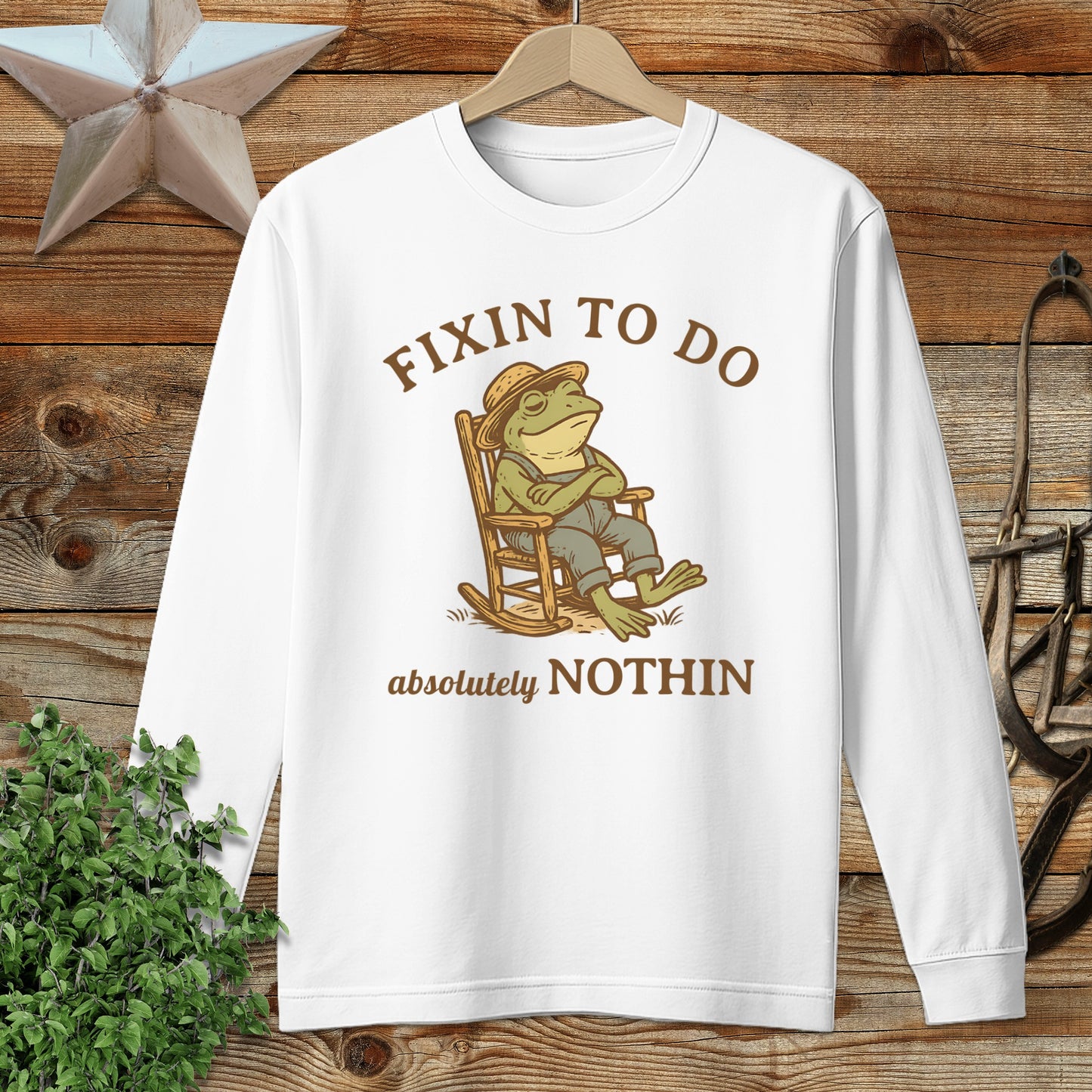 Fixin to Do Nothin Long Sleeve Tee