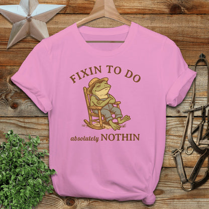 Fixin to Do Nothin Softstyle Tee