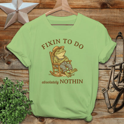 Fixin to Do Nothin Softstyle Tee