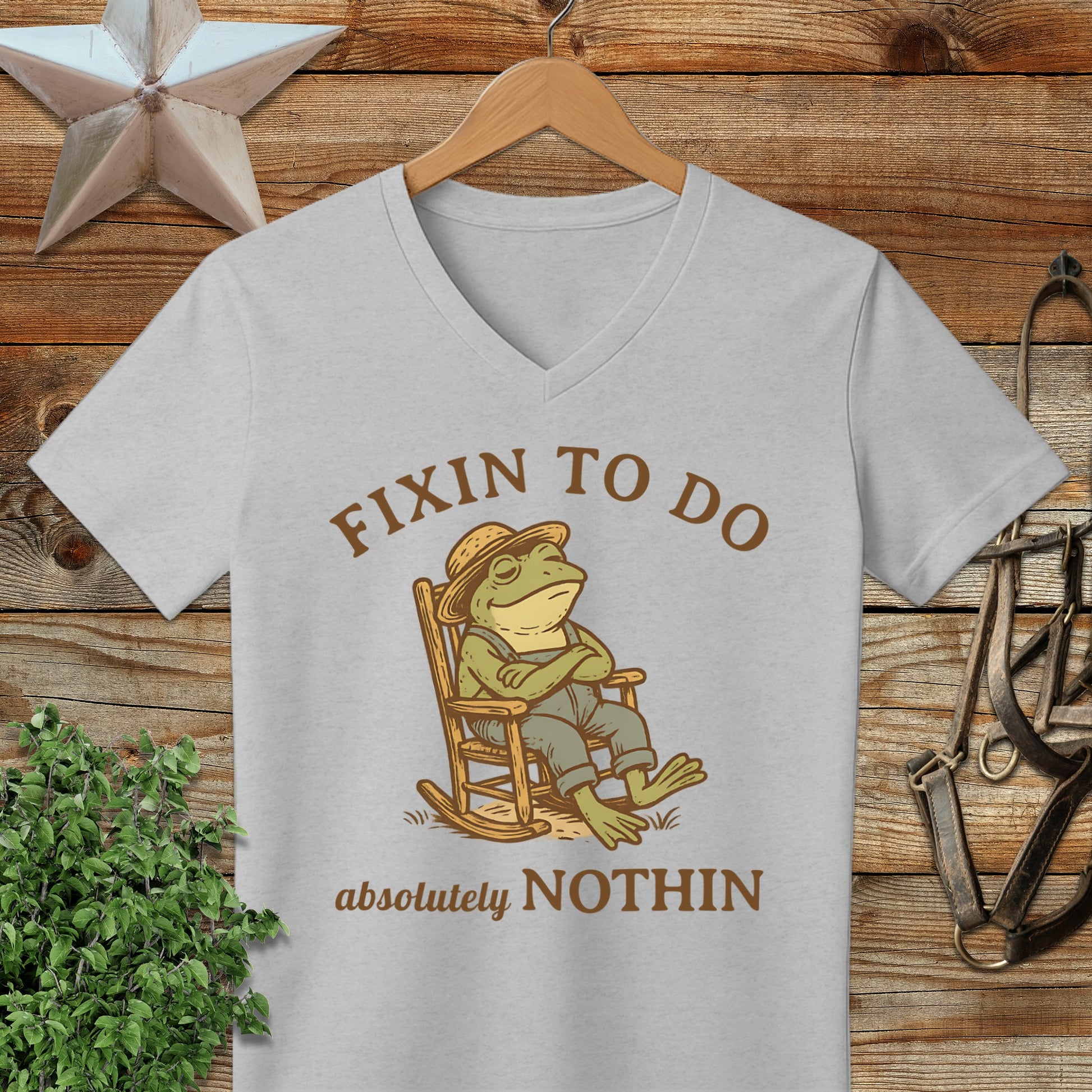 Fixin to Do Nothin V-neck