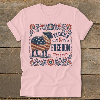 Flocks & Freedom Softstyle Tee