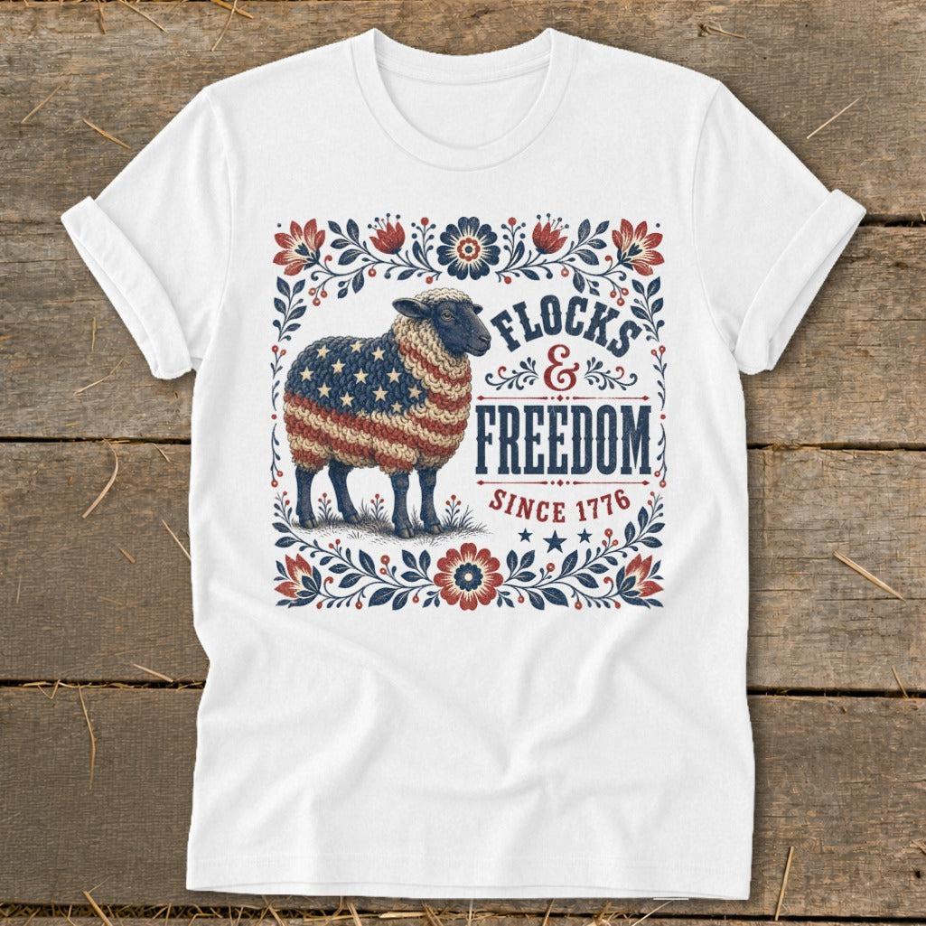 Flocks & Freedom Softstyle Tee