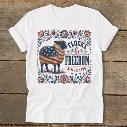 Flocks & Freedom Softstyle Tee