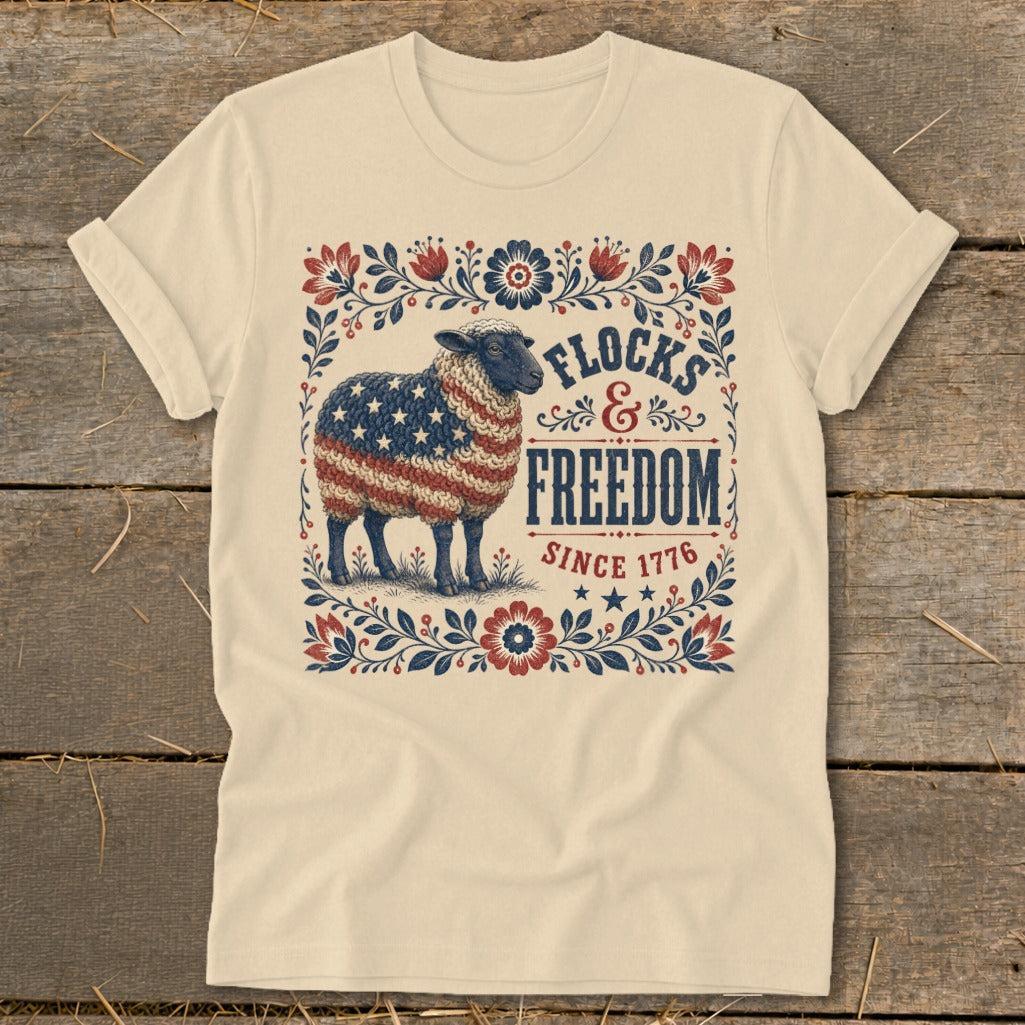 Flocks & Freedom Softstyle Tee