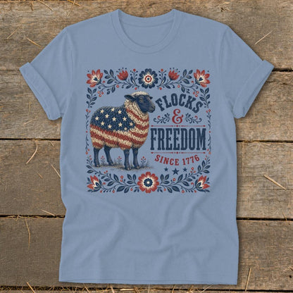 Flocks & Freedom Softstyle Tee