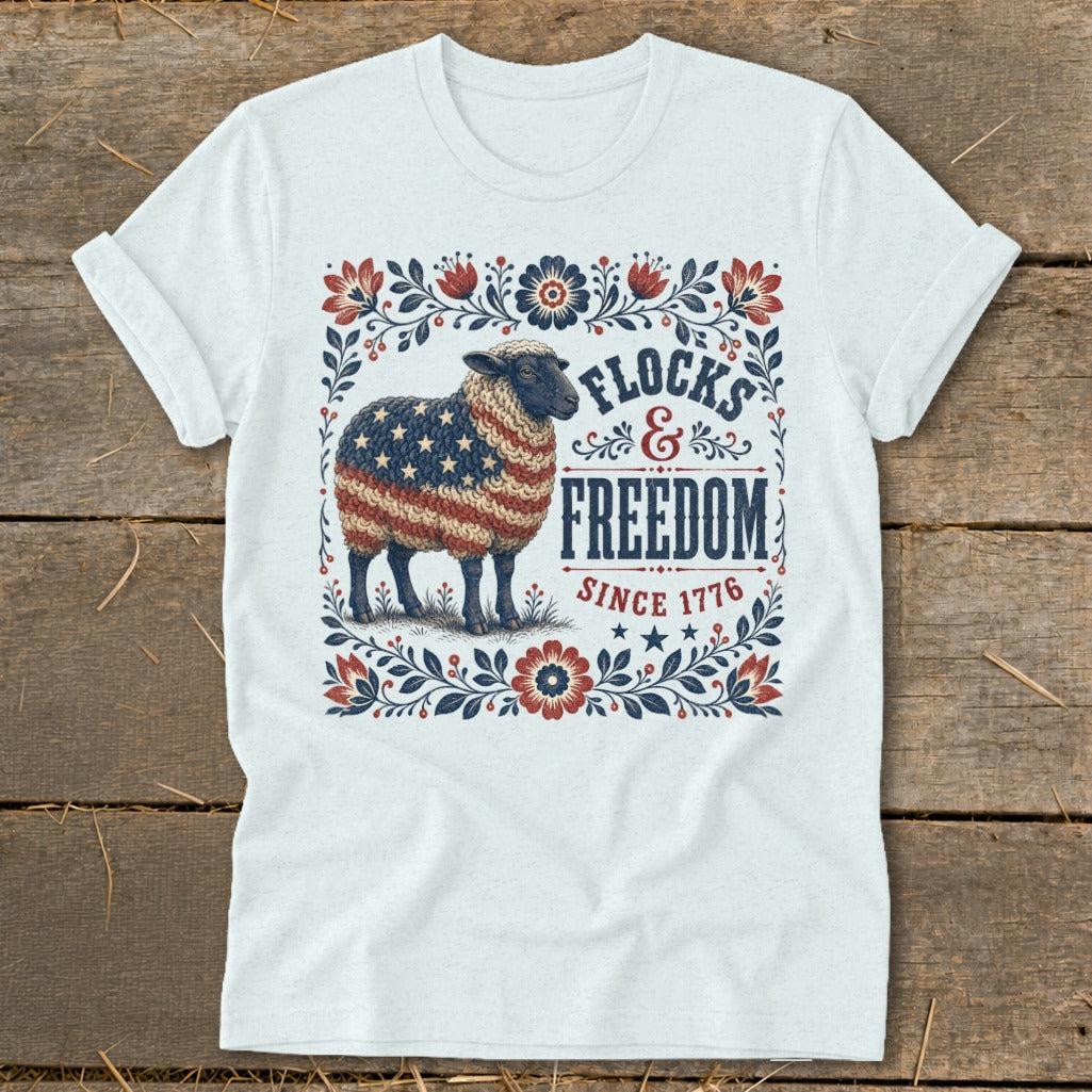 Flocks & Freedom Softstyle Tee