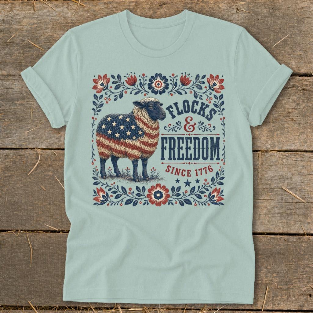 Flocks & Freedom Softstyle Tee