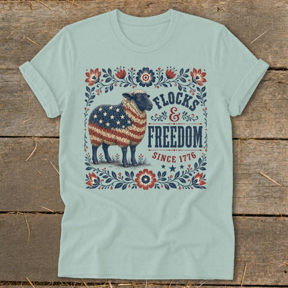 Flocks & Freedom Softstyle Tee
