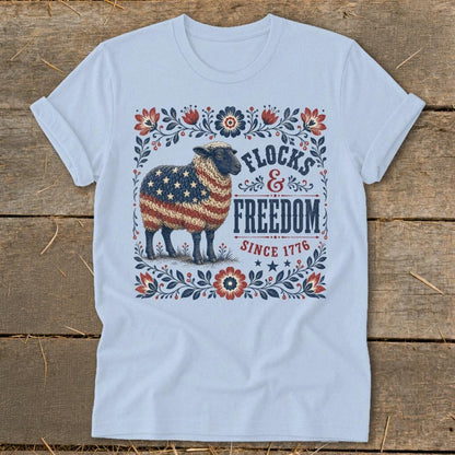 Flocks & Freedom Softstyle Tee