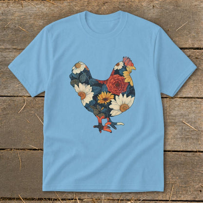 Floral Chicken Youth Tee