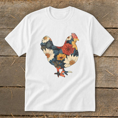 Floral Chicken Youth Tee