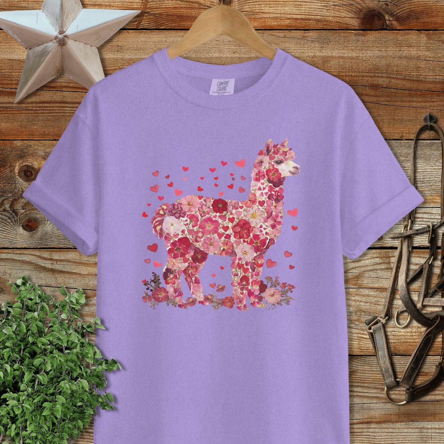Flowers & Hearts - Alpaca Signature Tee