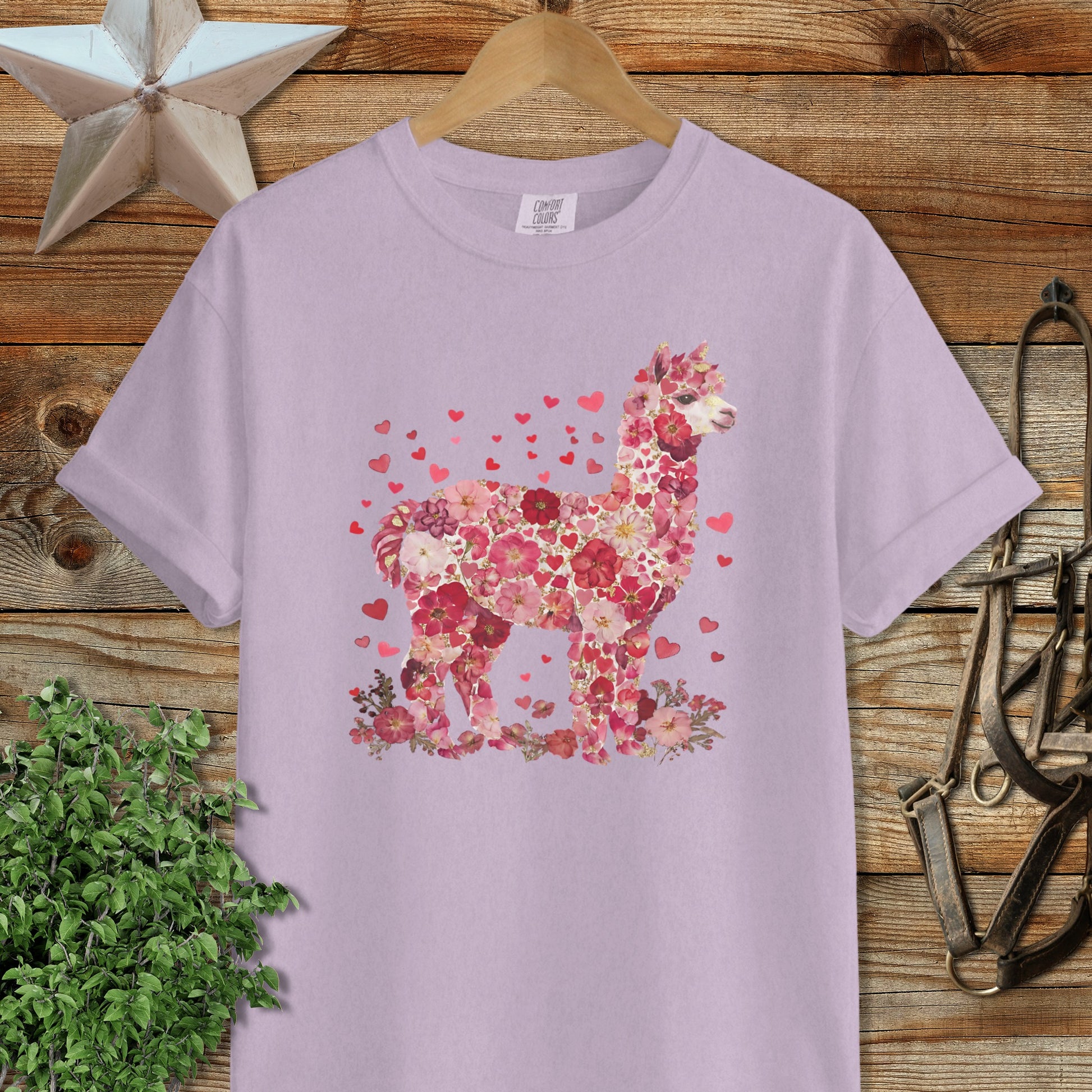 Flowers & Hearts - Alpaca Signature Tee
