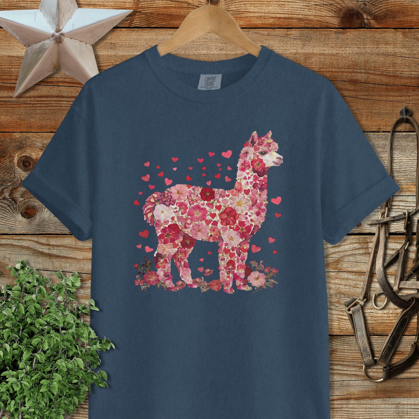 Flowers & Hearts - Alpaca Signature Tee