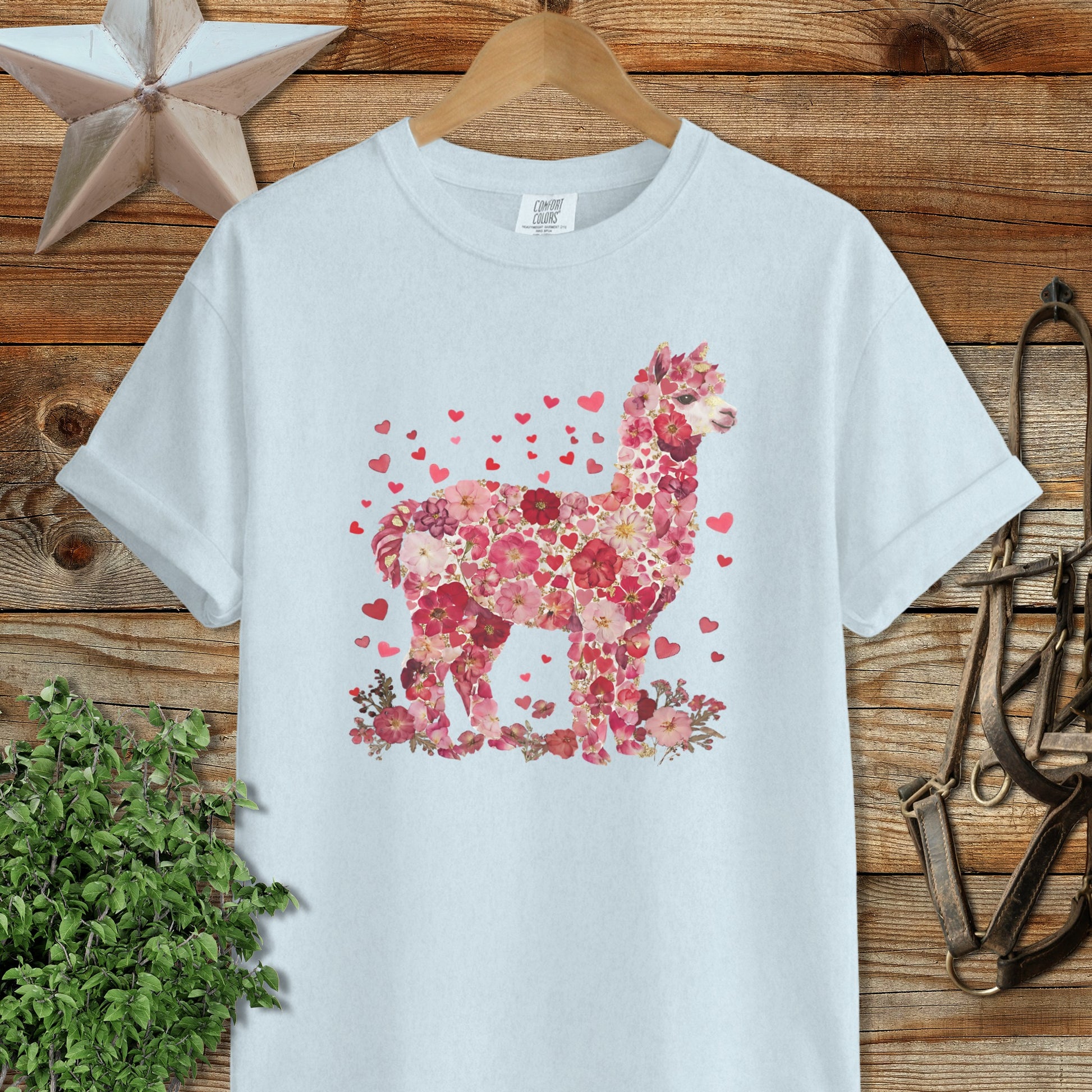 Flowers & Hearts - Alpaca Signature Tee