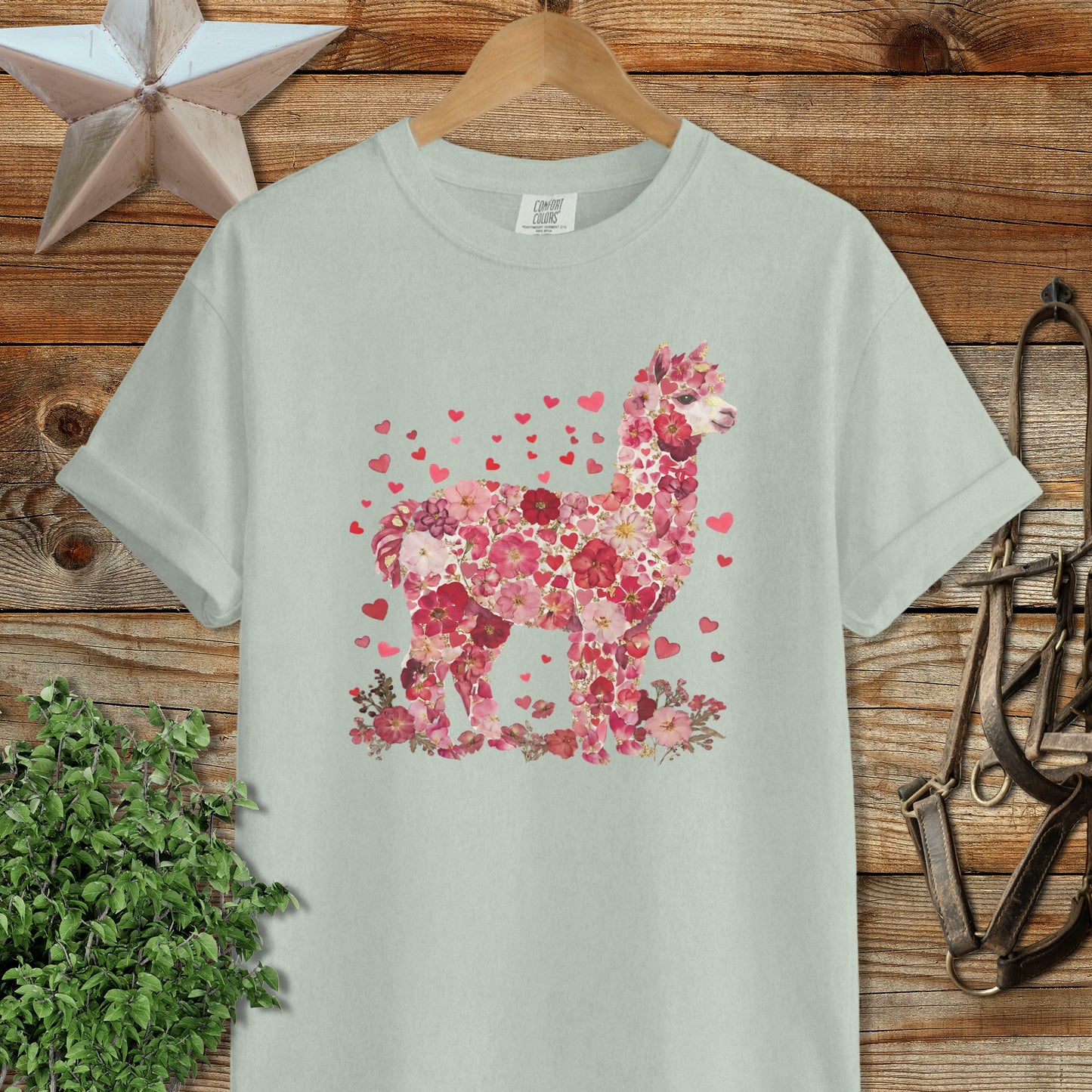 Flowers & Hearts - Alpaca Signature Tee