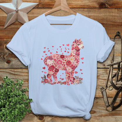 Flowers & Hearts - Alpaca Softstyle Tee