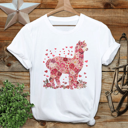 Flowers & Hearts - Alpaca Softstyle Tee