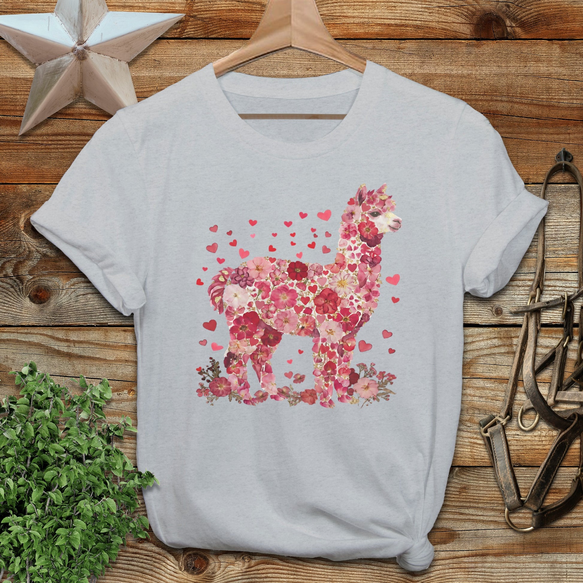 Flowers & Hearts - Alpaca Softstyle Tee