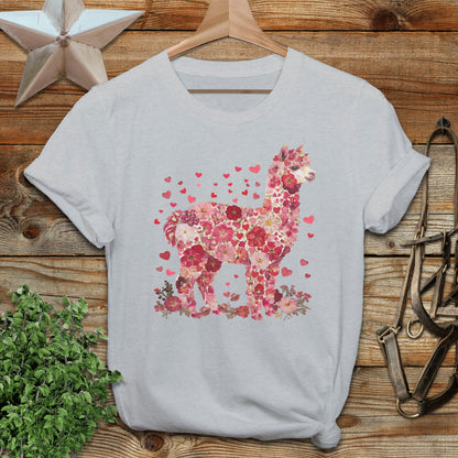 Flowers & Hearts - Alpaca Softstyle Tee