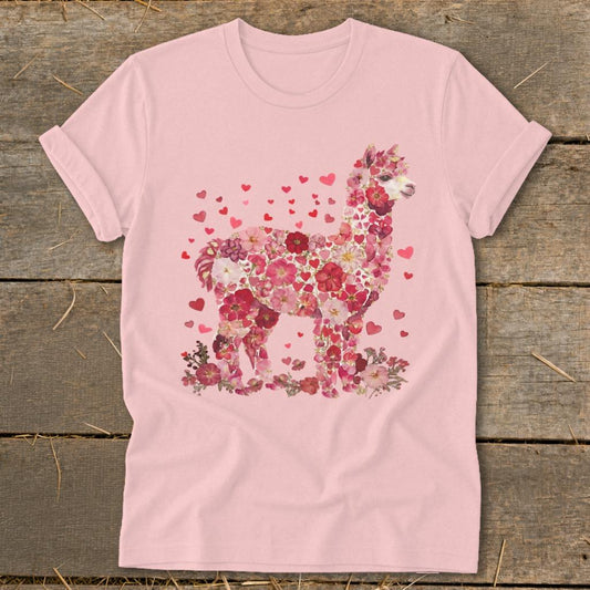 Flowers & Hearts - Alpaca Softstyle Tee