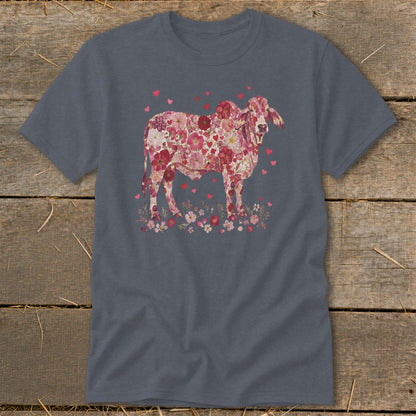Flowers & Hearts - Brahman Cow Classic Tee