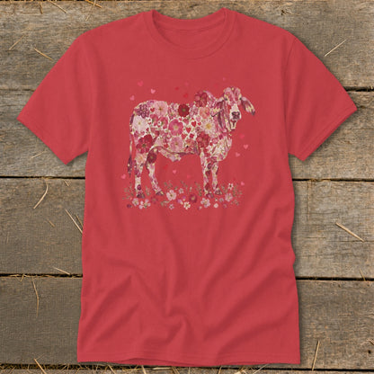 Flowers & Hearts - Brahman Cow Classic Tee