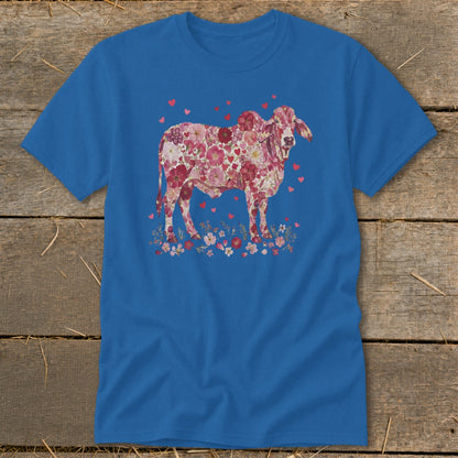 Flowers & Hearts - Brahman Cow Classic Tee