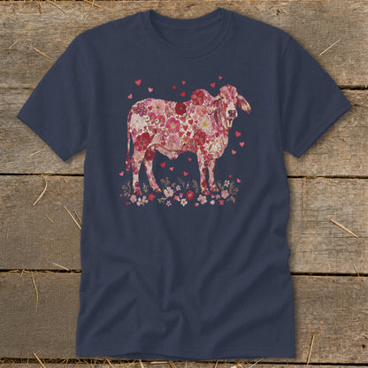 Flowers & Hearts - Brahman Cow Classic Tee