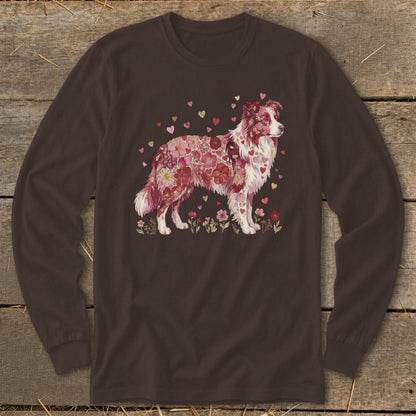 Flowers & Hearts - Dog Long Sleeve Tee