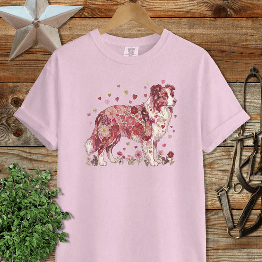 Flowers & Hearts - Dog Signature Tee
