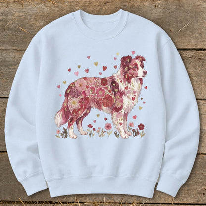 Flowers & Hearts - Dog Sweatshirt