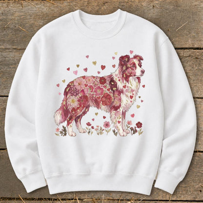 Flowers & Hearts - Dog Sweatshirt