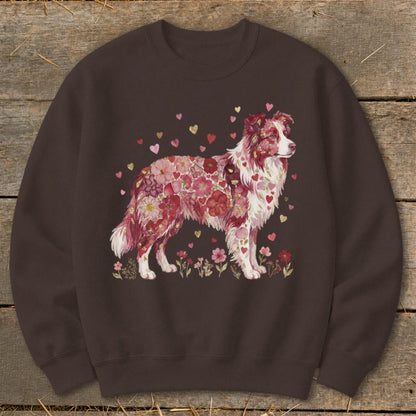 Flowers & Hearts - Dog Sweatshirt