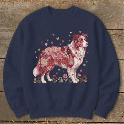 Flowers & Hearts - Dog Sweatshirt
