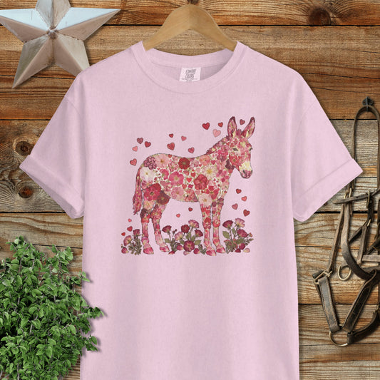 Flowers & Hearts - Donkey Signature Tee