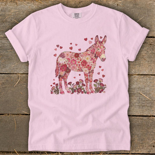 Flowers & Hearts - Donkey Signature Tee