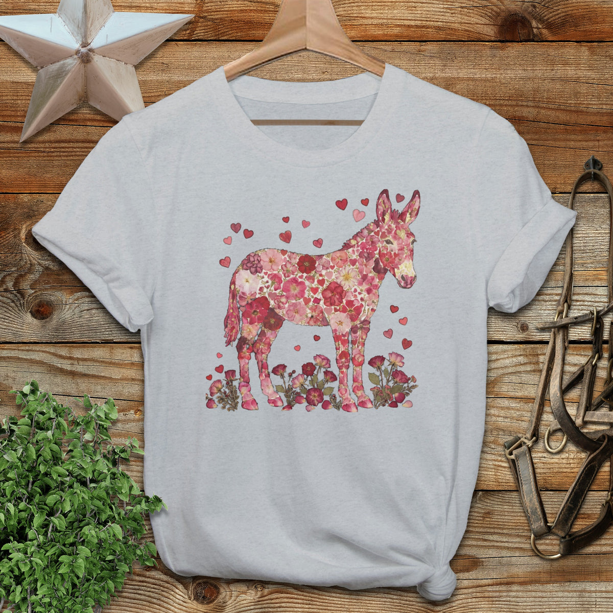 Flowers & Hearts - Donkey Softstyle Tee
