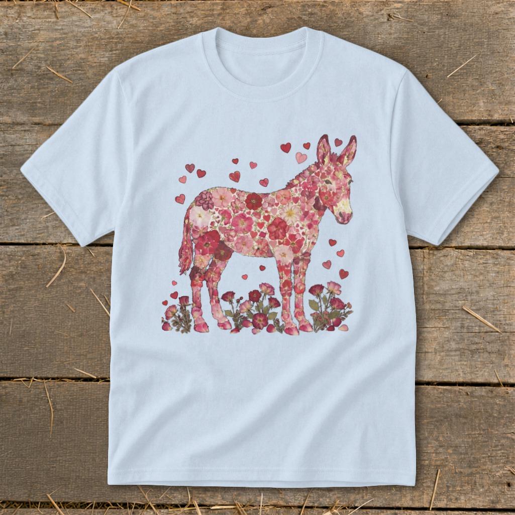 Flowers & Hearts - Donkey Youth Tee