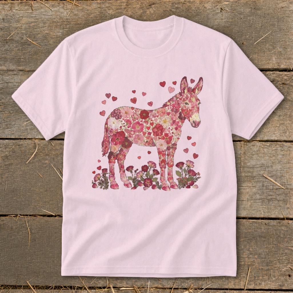 Flowers & Hearts - Donkey Youth Tee