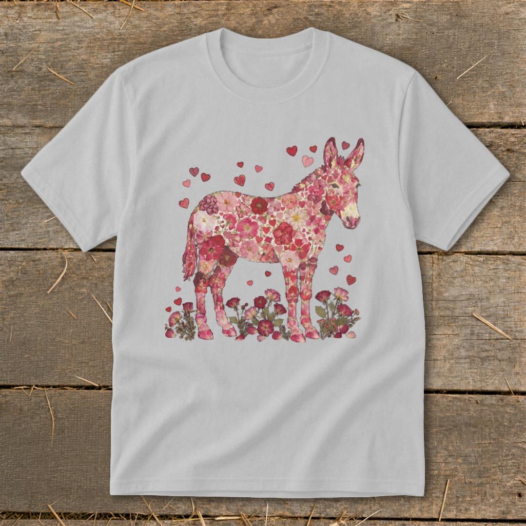 Flowers & Hearts - Donkey Youth Tee