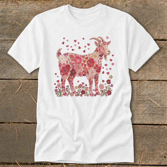 Flowers & Hearts - Goat Classic Tee