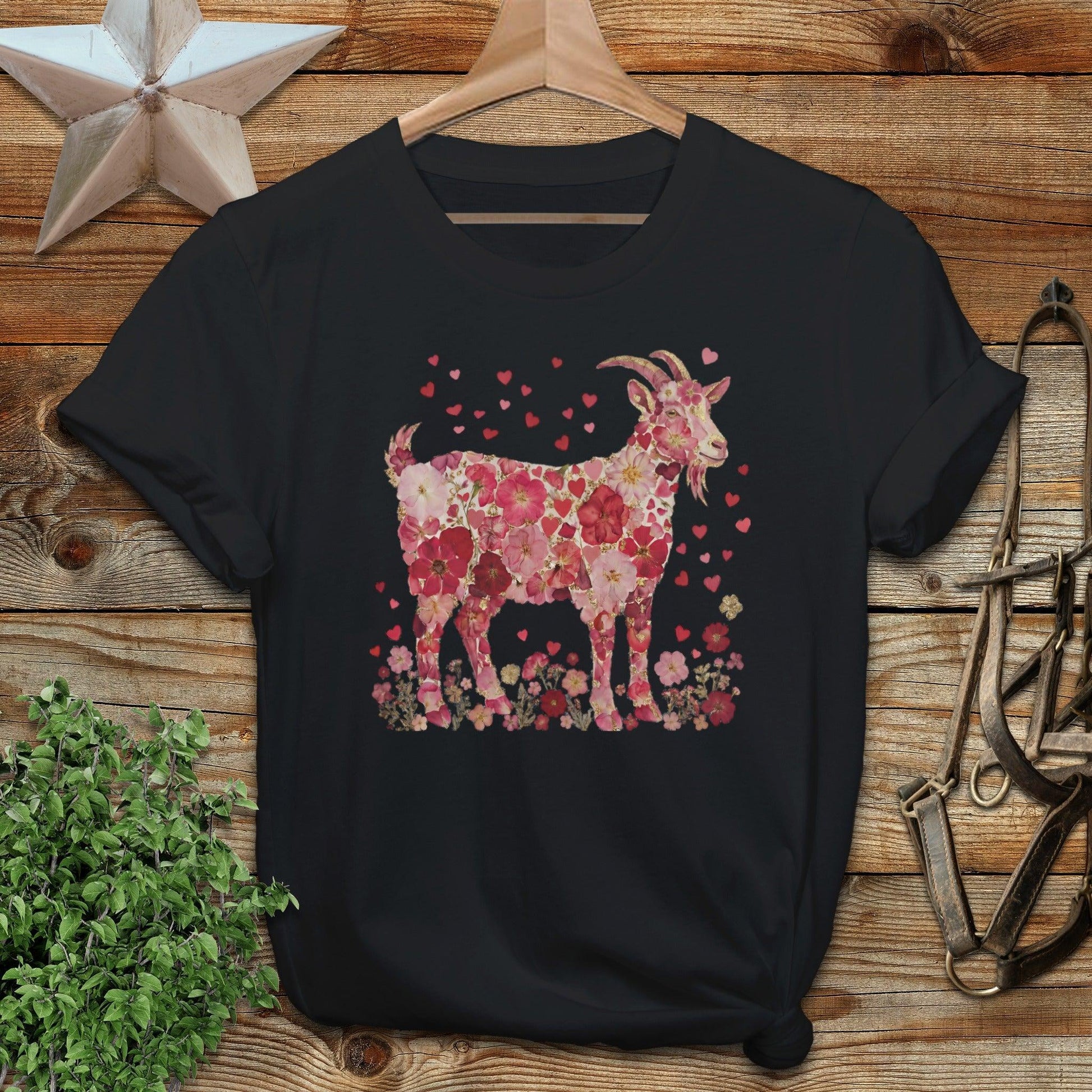 Flowers & Hearts - Goat T-Shirt