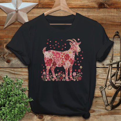 Flowers & Hearts - Goat T-Shirt