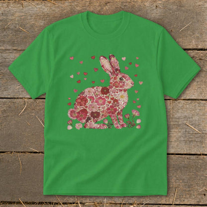 Flowers & Hearts - Rabbit Youth Tee