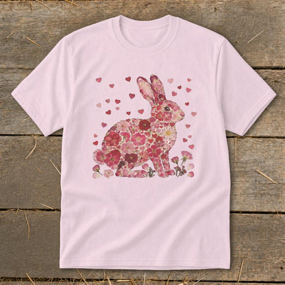 Flowers & Hearts - Rabbit Youth Tee