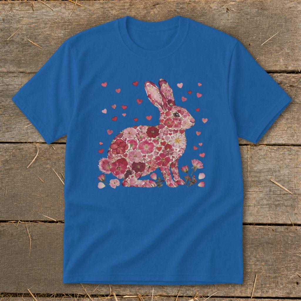 Flowers & Hearts - Rabbit Youth Tee