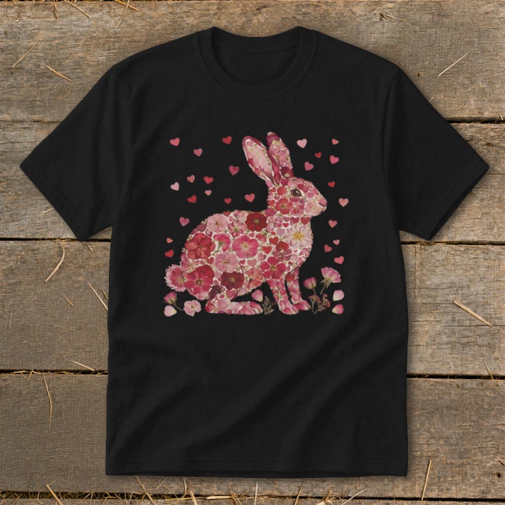Flowers & Hearts - Rabbit Youth Tee