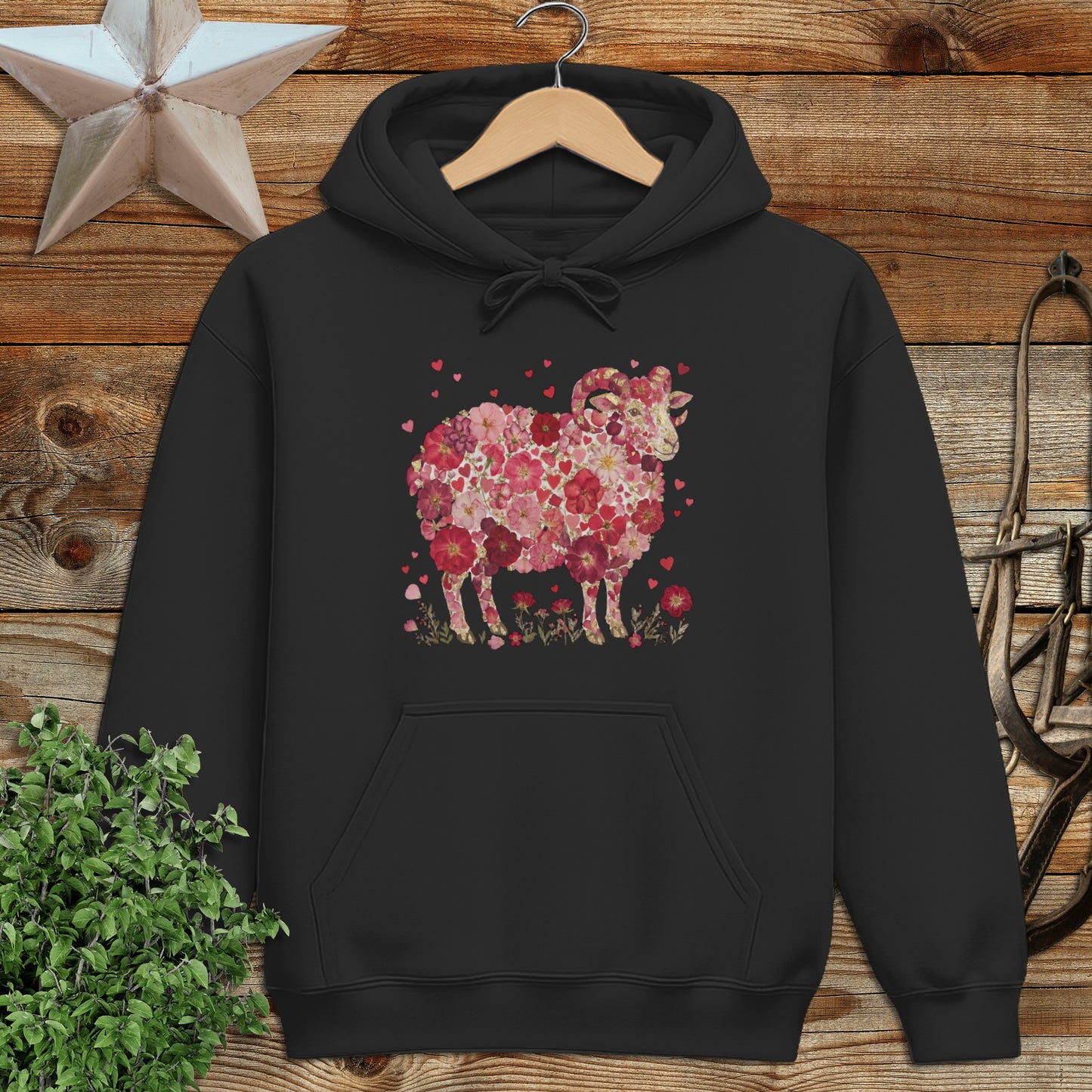 Flowers & Hearts - Ram Hoodie