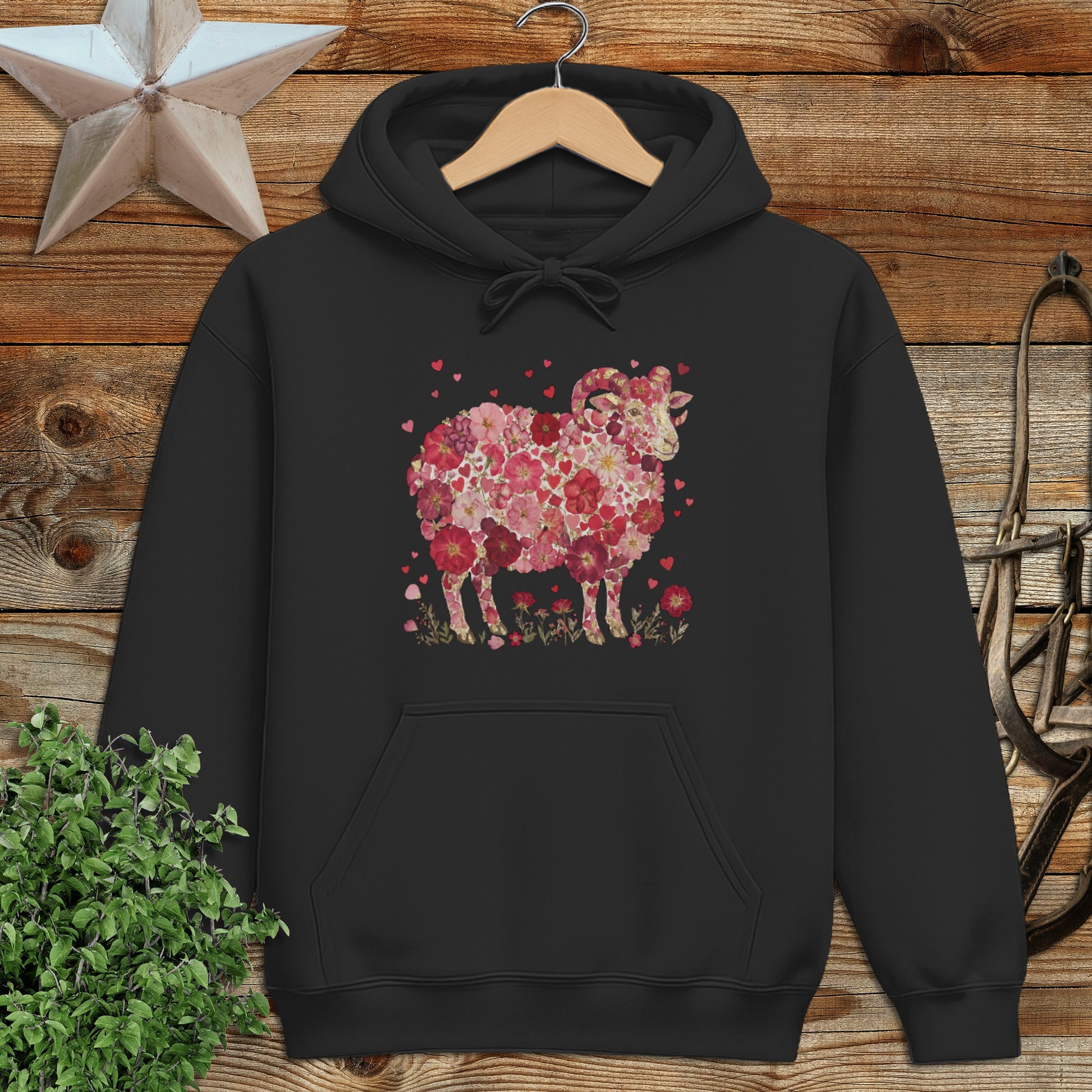 Flowers & Hearts - Ram Hoodie